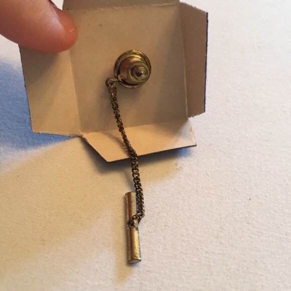 Aurium Tie Tac Pin Men’s - Picture 3 of 8